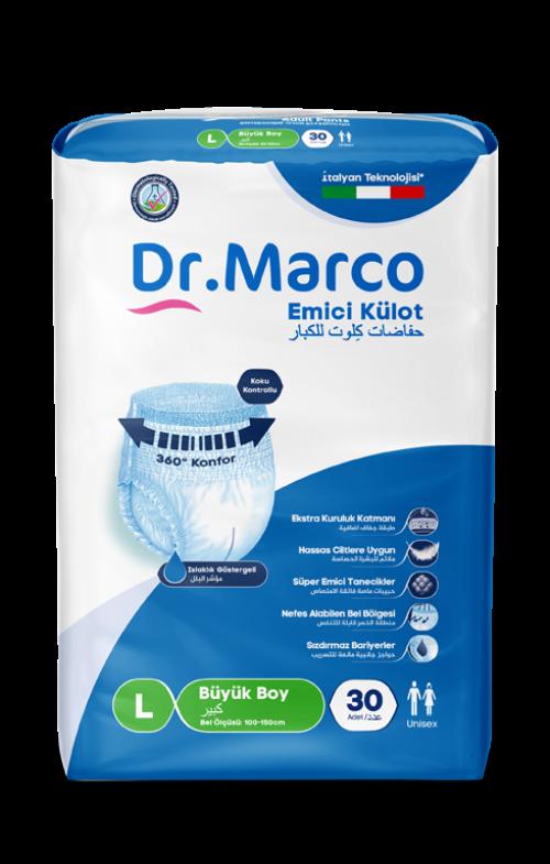 Підгузники-труси для дорослих Dr.Marco, розмір L, 30 шт/уп